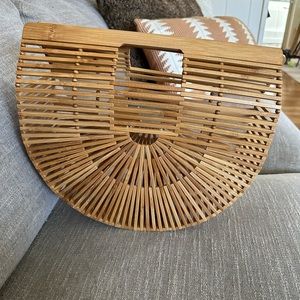 Cult Gaia ark bamboo handbag